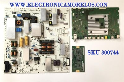 KIT DE TARJETAS PARA TV SONY NUM DE PARTE KD-75X80J / MAIN A-5027-308-A / 1-009-724-21 / A5027308A 434 / FUENTE 1-009-802-21 / AP-P412BN / 100980221 / T-CON 44-9771667A / PANEL YSBM075CNO11 / DISPLAY HV750QUB-N9K / MODELOS KD-75X80J / KD75X80J 